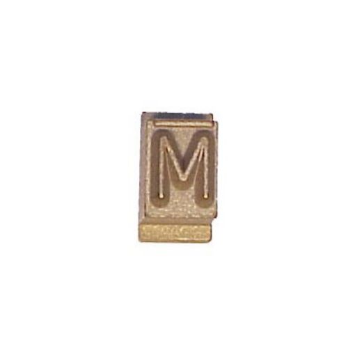 Picture of 1/2 IN. BRANDER LETTER M