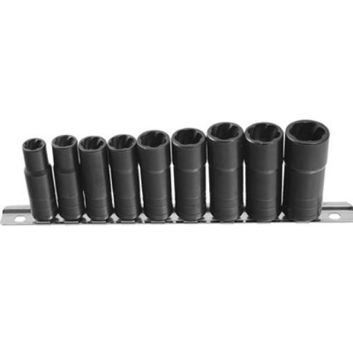 Picture of 3/8DR 9PC TWIST SKT SET - RAIL