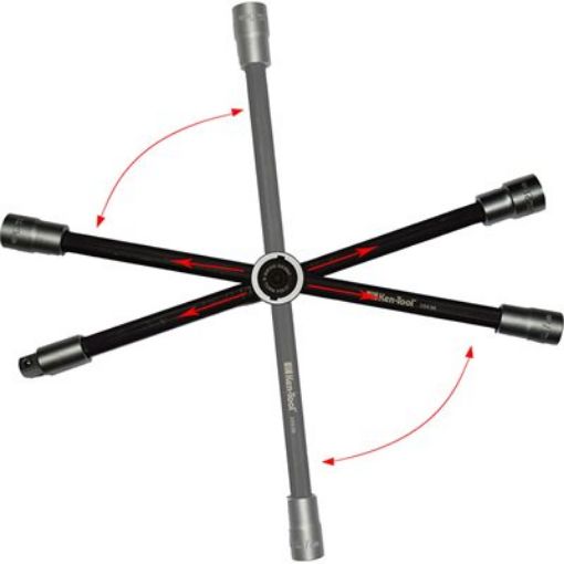 Picture of HEAVY DUTY 4 WAY LUG WRENCH