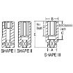 Picture of 1 DR SAE 6 PT DEEP 2 IN HX