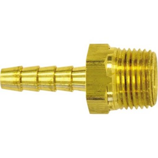 Picture of BRASS FITTING 3/4 BARB W/ 1/2 MALE NPT