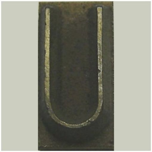 Picture of 1 IN. BRANDER LETTER - U