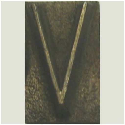 Picture of 1 IN. BRANDER LETTER - V