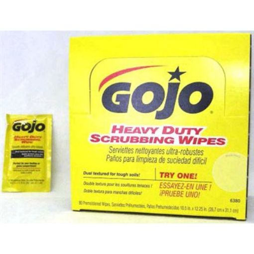 Picture of GOJO SCRUBBING WIPES 80 IND.