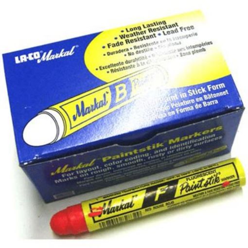 Picture of FLUORESCENT MARKER RED 12/BX