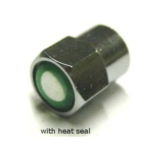 Picture of GREEN DOT CHROME CAP 100/PK