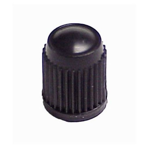 Picture of PLAS. VALVE CAPS BLACK 100/PK