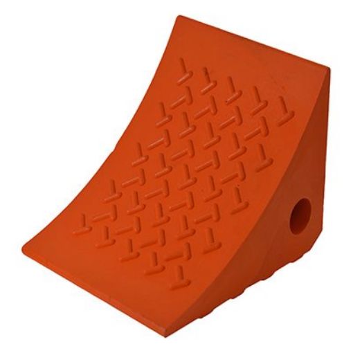 Picture of ORANGE URETHANE WHEEL CHOCK