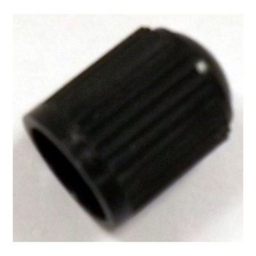 Picture of PLAS. VALVE CAPS BLACK 100/PK