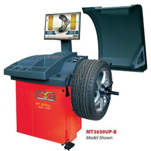 Picture of MT3650UP DIGITAL WHEEL BALANCER WITH 3 PLANE DATA ENTRY, LIGHT TRUCK CONE KIT, COLLETS AND LIFT