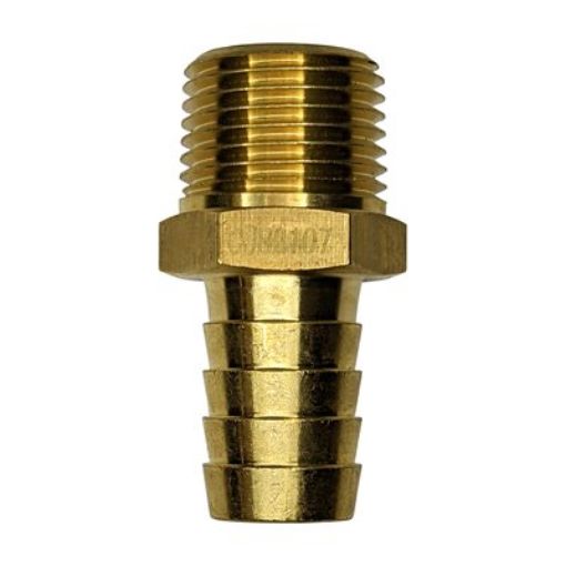 Picture of BRASS FIT.5/8 BARB w/1/2 M-NPT