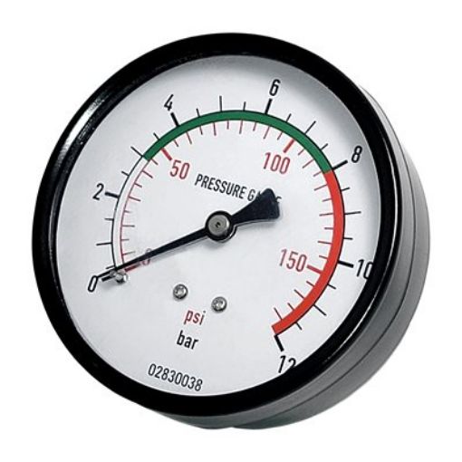 Picture of 3IN AIR GAUGE 1/4 BKMNT 0-170